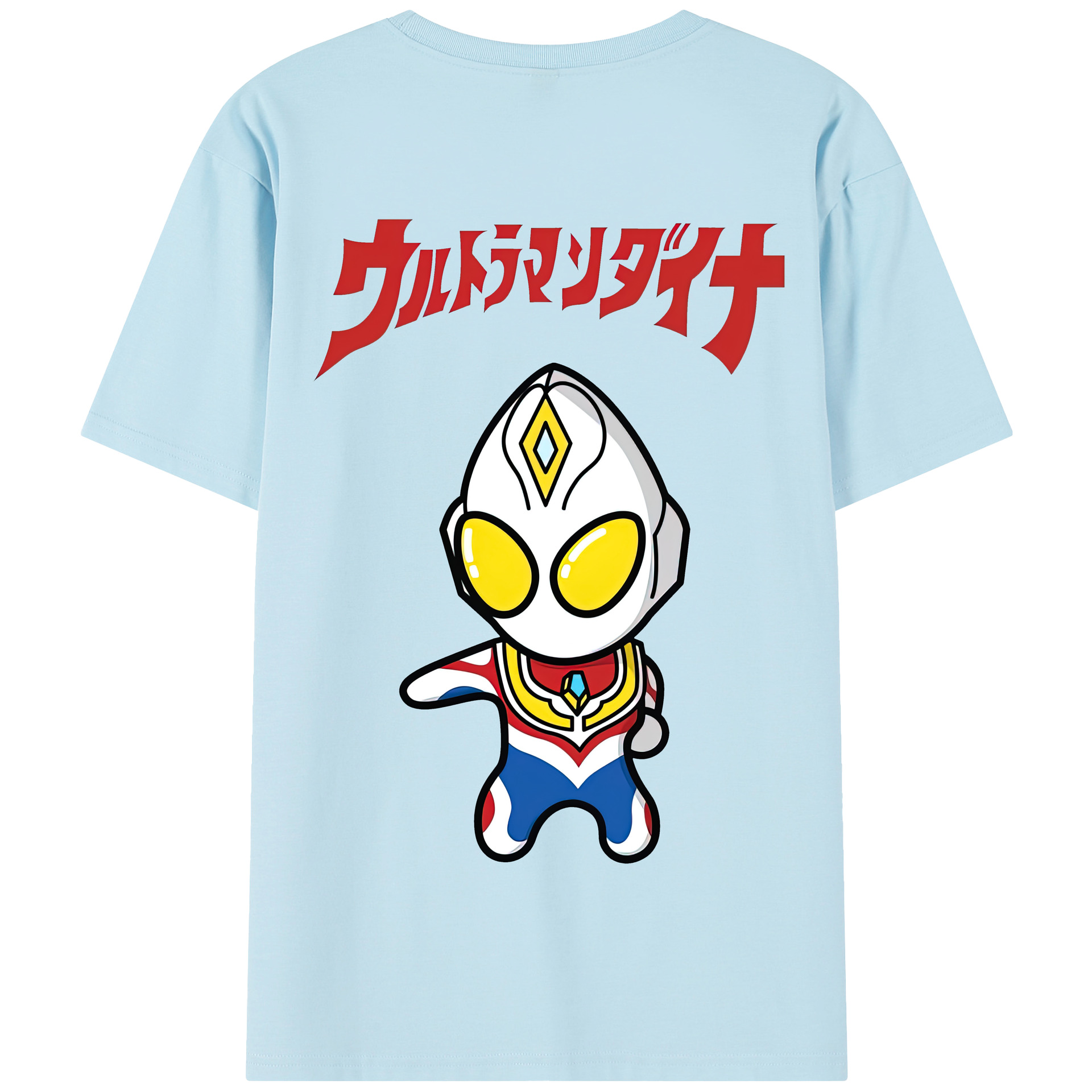 （画像用） ウルトラマン Ultraman 綿100％半袖Tシャツ（背面プリント）